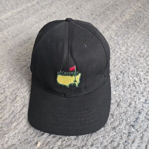 VTG Augusta National Hat Cap  LeatherStrap Back Masters Tournament Golf Mens 90s